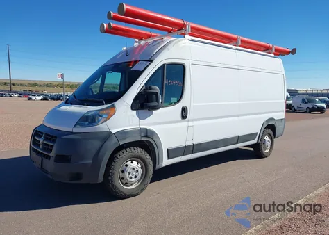 2018 Ram Promaster 2500 High Roof 159 Wb from USA, damaged, VIN 3C6TRVDG0JE154828
